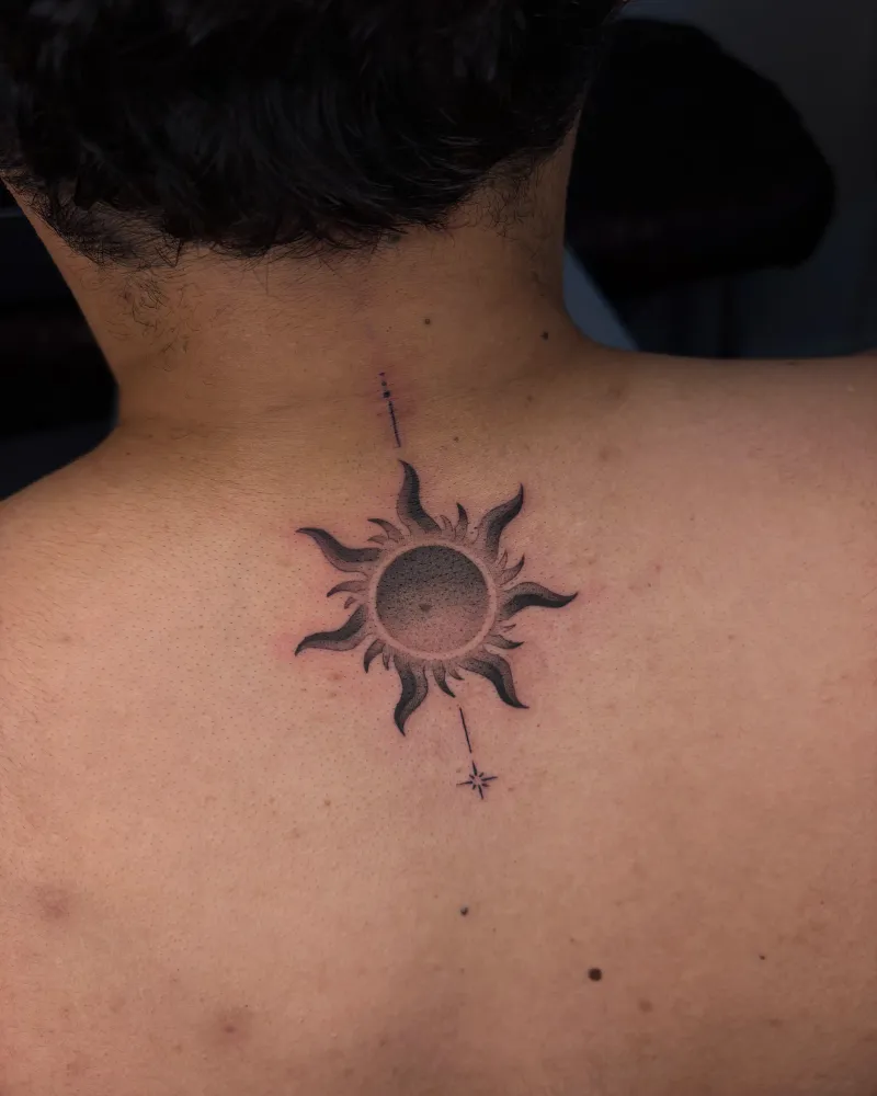 Ornamental celestial sun